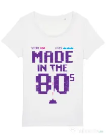 Tricou STANLEY STELLA dama Made in the 80s Alb
