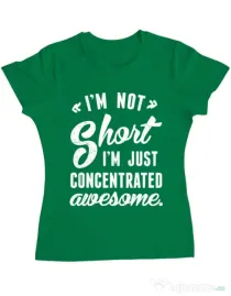 Tricou ADLER dama Concentrated awesome Verde mediu