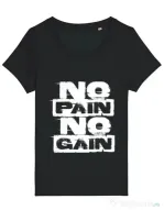 Tricou STANLEY STELLA dama No pain, no gain Negru
