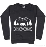 Bluza ADLER dama Into the wild Negru melanj