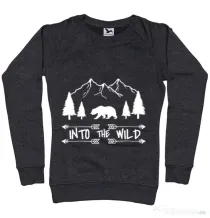 Bluza ADLER dama Into the wild Negru melanj