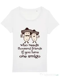 Tricou STANLEY STELLA dama One amigo Alb