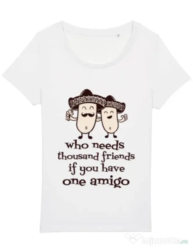 Tricou STANLEY STELLA dama One amigo Alb