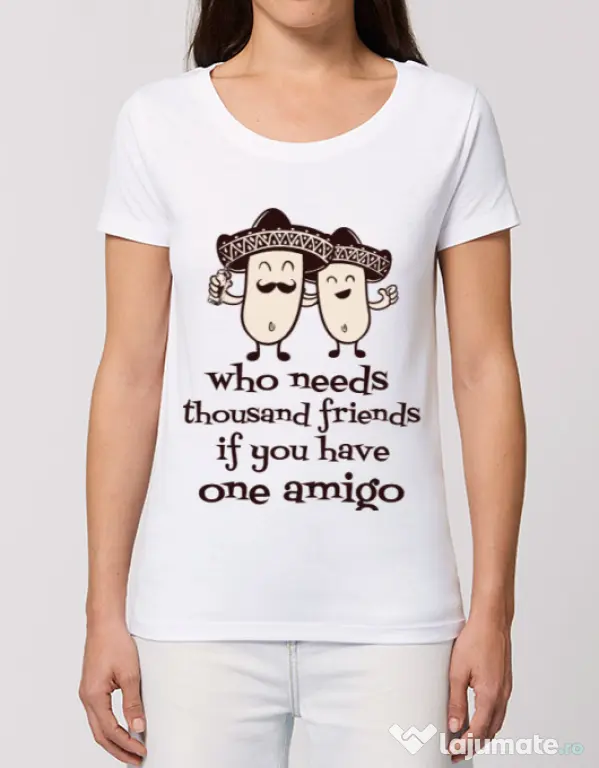 Tricou STANLEY STELLA dama One amigo Alb