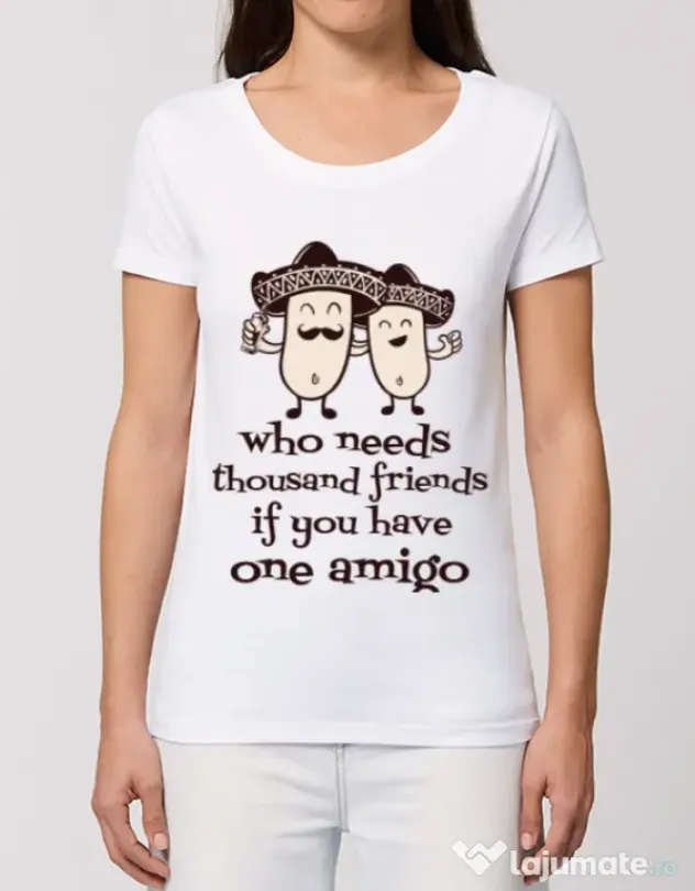 Tricou STANLEY STELLA dama One amigo Alb