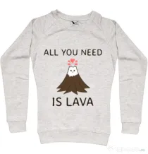 Bluza ADLER dama All you need is lava Migdala melanj