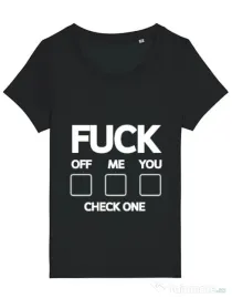 Tricou STANLEY STELLA dama Check one Negru