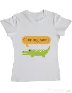 Tricou ADLER dama Coming soon Alb