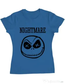 Tricou ADLER dama Nightmare Albastru azuriu