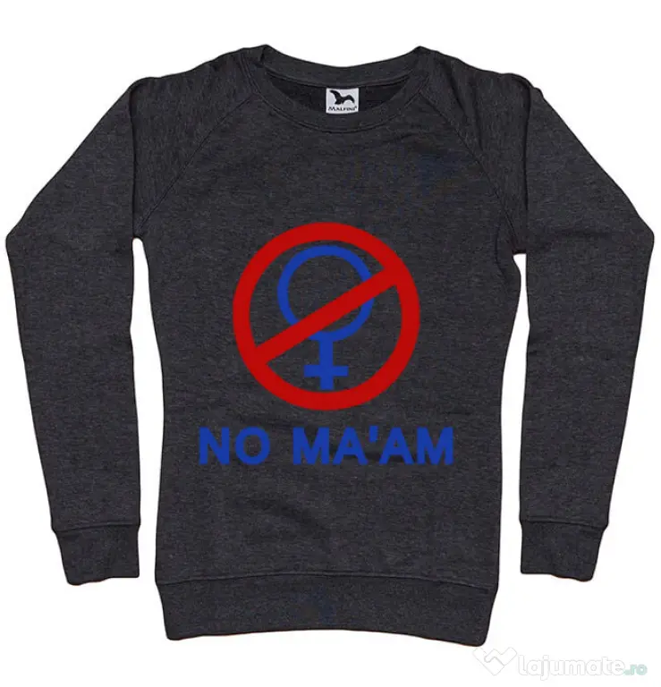 Bluza ADLER dama No ma'am Negru melanj