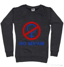 Bluza ADLER dama No ma'am Negru melanj