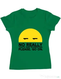Tricou ADLER dama No really Verde mediu