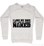 Bluza ADLER dama I like my bike Migdala melanj