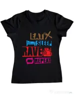 Tricou ADLER dama Raver Negru