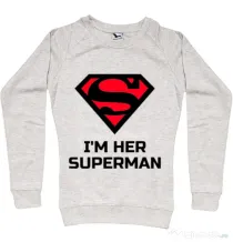 Bluza ADLER dama I'm her Superman Migdala melanj