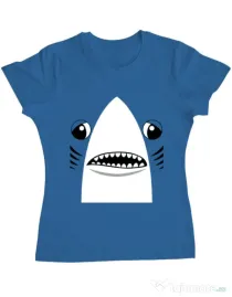 Tricou ADLER dama Shark suit Albastru azuriu