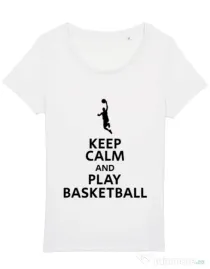 Tricou STANLEY STELLA dama Play basketball Alb