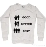 Bluza ADLER dama Good better best Migdala melanj