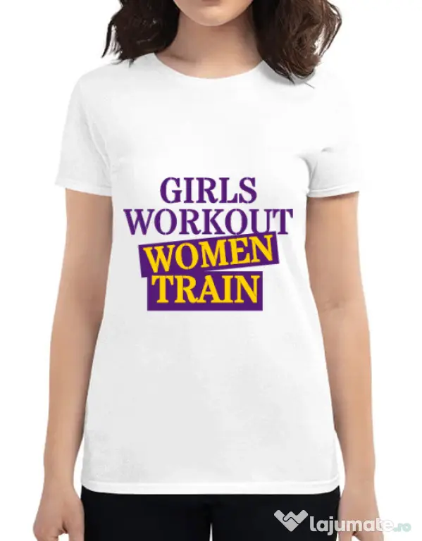 Tricou ADLER dama Women train Alb