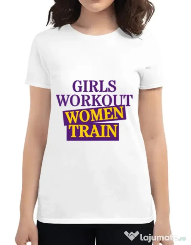 Tricou ADLER dama Women train Alb