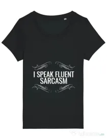 Tricou STANLEY STELLA dama Sarcasm Negru