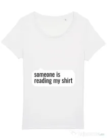 Tricou STANLEY STELLA dama Reading my shirt Alb