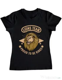 Tricou ADLER dama Lions team Negru