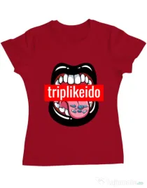 Tricou ADLER dama Trip like I do Rosu