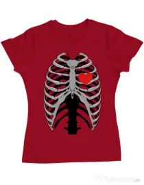 Tricou ADLER dama Dead lover Rosu