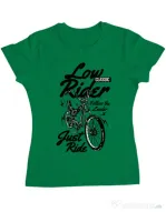 Tricou ADLER dama Lowrider Verde mediu