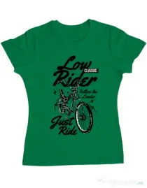 Tricou ADLER dama Lowrider Verde mediu