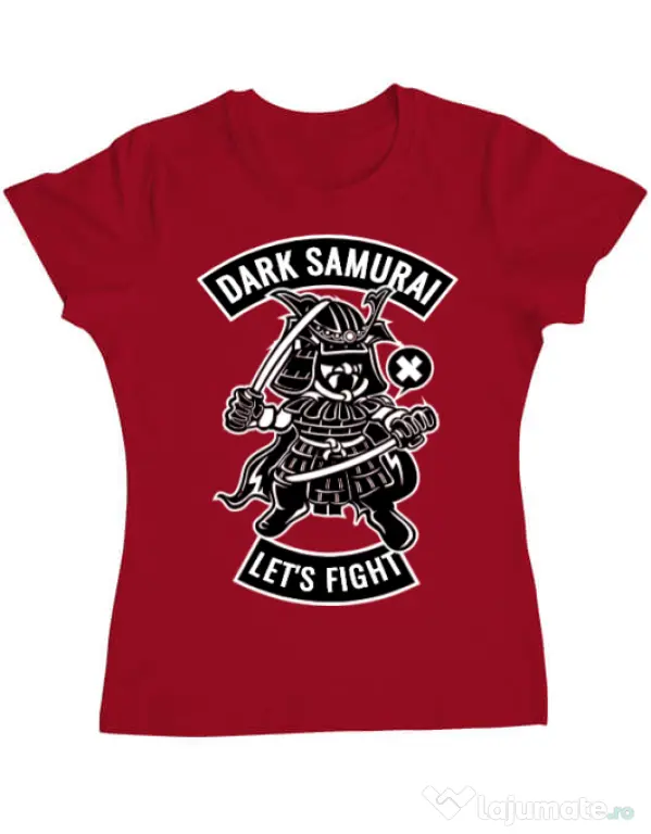 Tricou ADLER dama Dark samurai Rosu