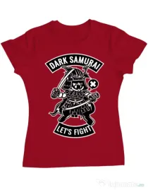 Tricou ADLER dama Dark samurai Rosu