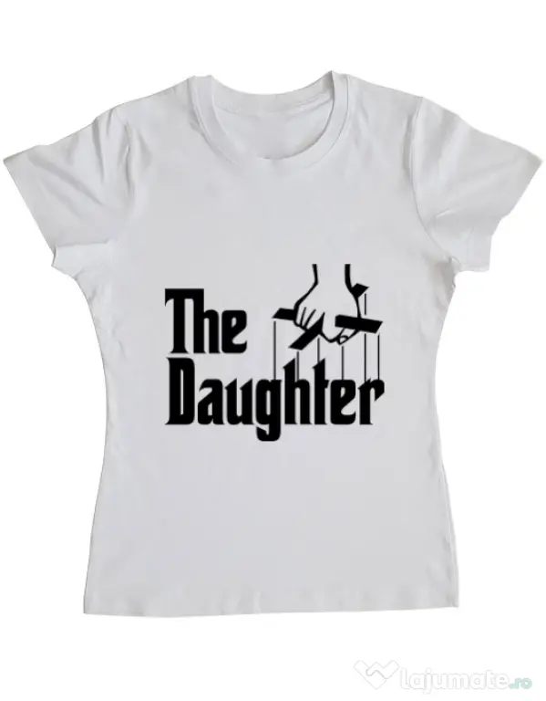Tricou ADLER dama The daughter Alb