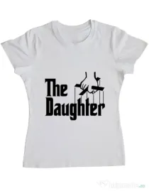 Tricou ADLER dama The daughter Alb