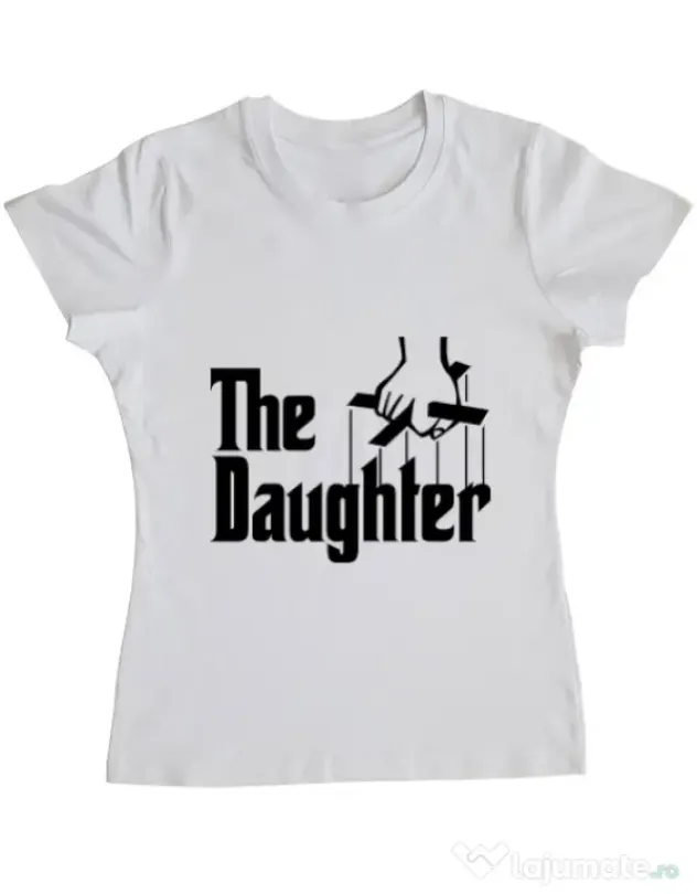 Tricou ADLER dama The daughter Alb