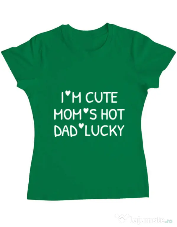 Tricou ADLER dama I’m cute Verde mediu