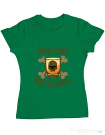 Tricou ADLER dama Good times Verde mediu
