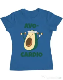 Tricou ADLER dama Avo-cardio Albastru azuriu