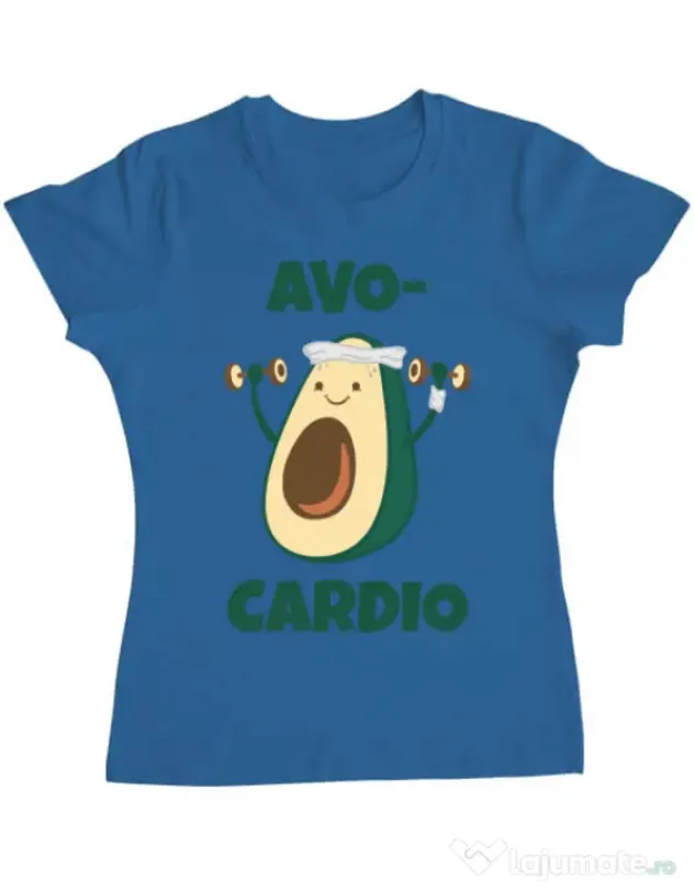 Tricou ADLER dama Avo-cardio Albastru azuriu