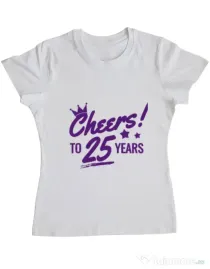 Tricou ADLER dama Cheers Alb