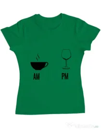 Tricou ADLER dama My days Verde mediu