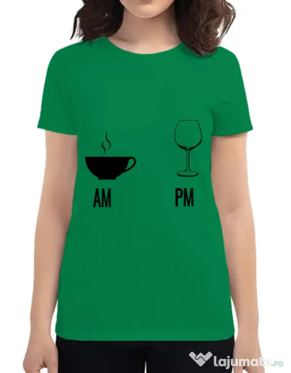 Tricou ADLER dama My days Verde mediu