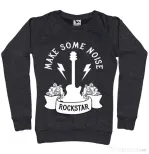 Bluza ADLER dama Make some noise Negru melanj