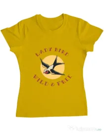 Tricou ADLER dama Ladybird Galben