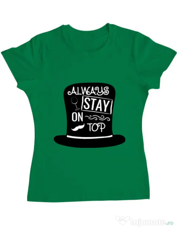 Tricou ADLER dama Stay on top Verde mediu