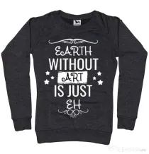 Bluza ADLER dama Earth without art Negru melanj