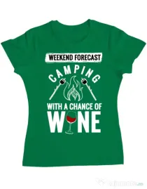 Tricou ADLER dama Weekend forecast Verde mediu