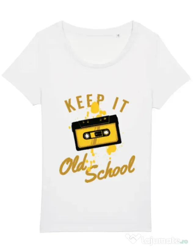Tricou STANLEY STELLA dama Keep it old school Alb