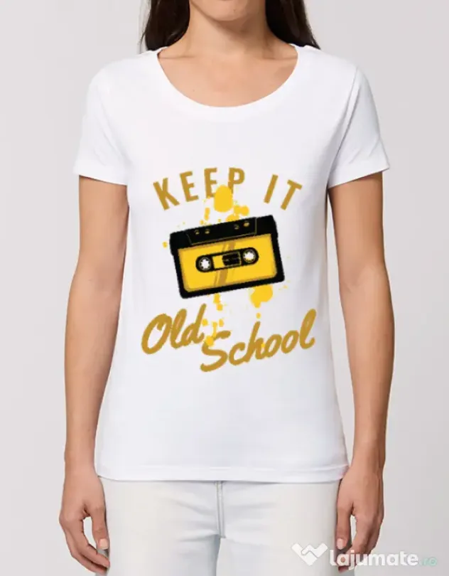 Tricou STANLEY STELLA dama Keep it old school Alb